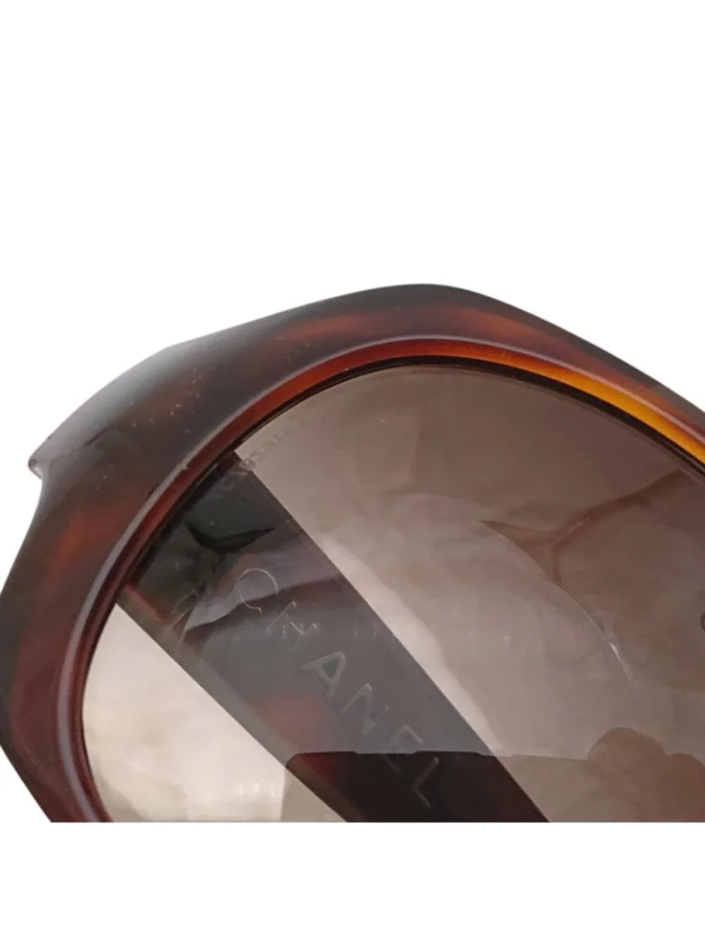 Chanel Sunglasses CC Logo Tortoiseshell Pattern Brown Eyewear